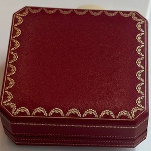 Cartier Red Jewelry Box (5X5 inches)